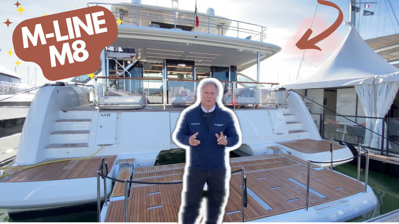 Visite vido  bord du M8 - Catamaran moteur Yachts - PRESTIGE YACHTS